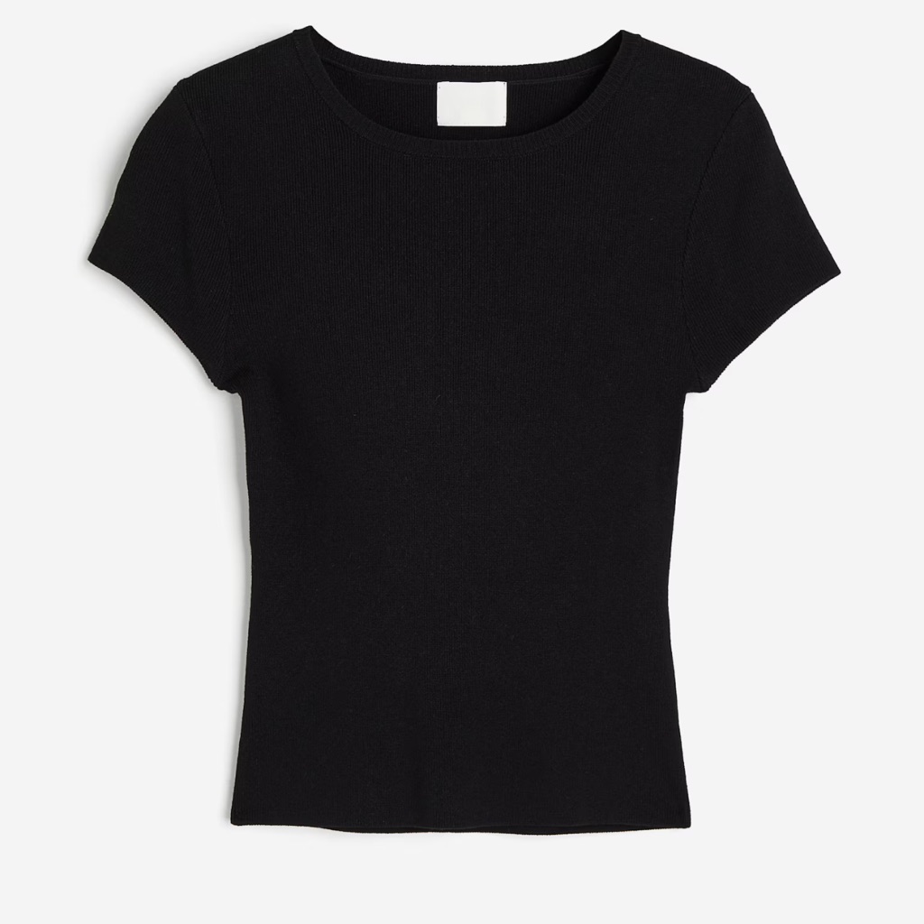 H&M Fine-Knit T-Shirt